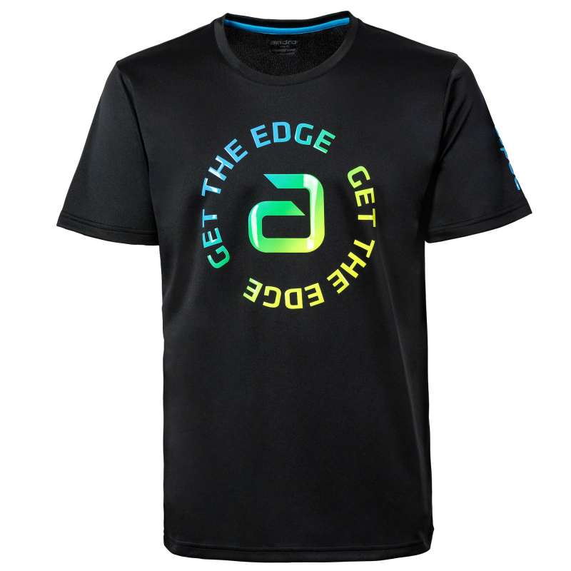 andro T-Shirt Panji schwarz/grün