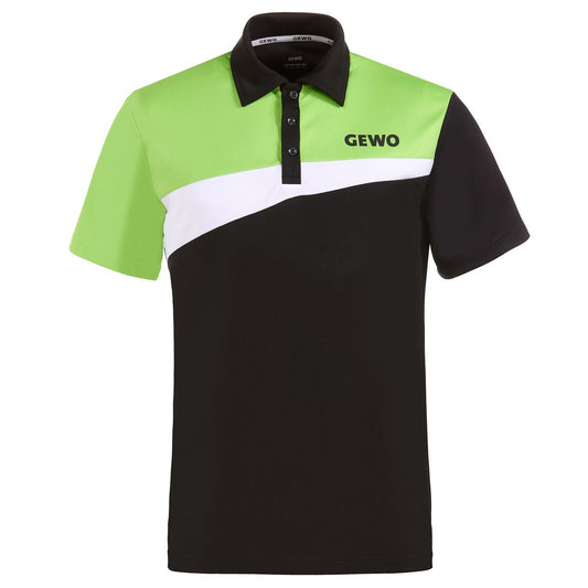 GEWO Poloshirt Fondi schwarz/lime