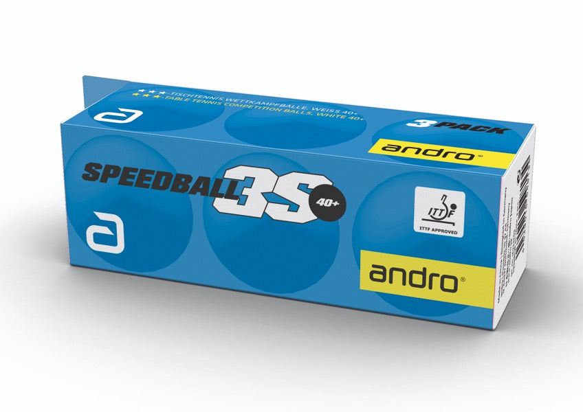 andro Ball Speedball 3S*** 40+ weiß - 3er, 9er, 72er