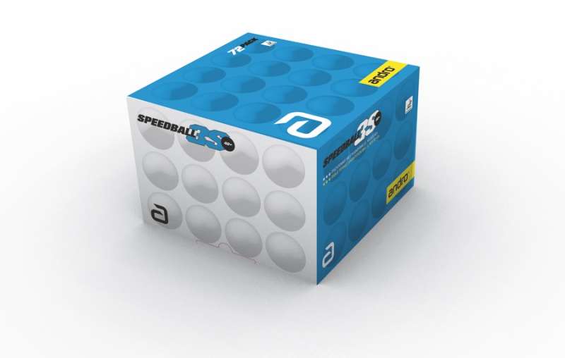 andro Ball Speedball 3S*** 40+ weiß - 3er, 9er, 72er
