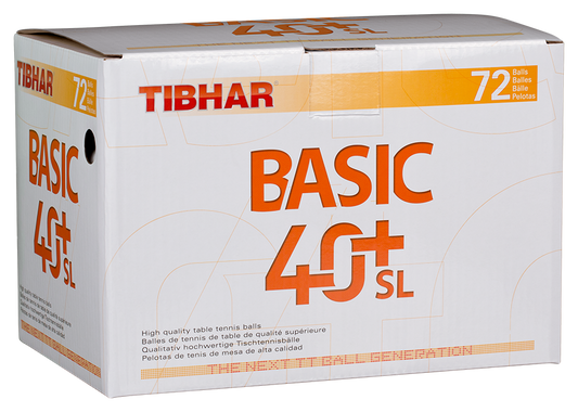 Tibhar Ball Basic 40+ SL weiß