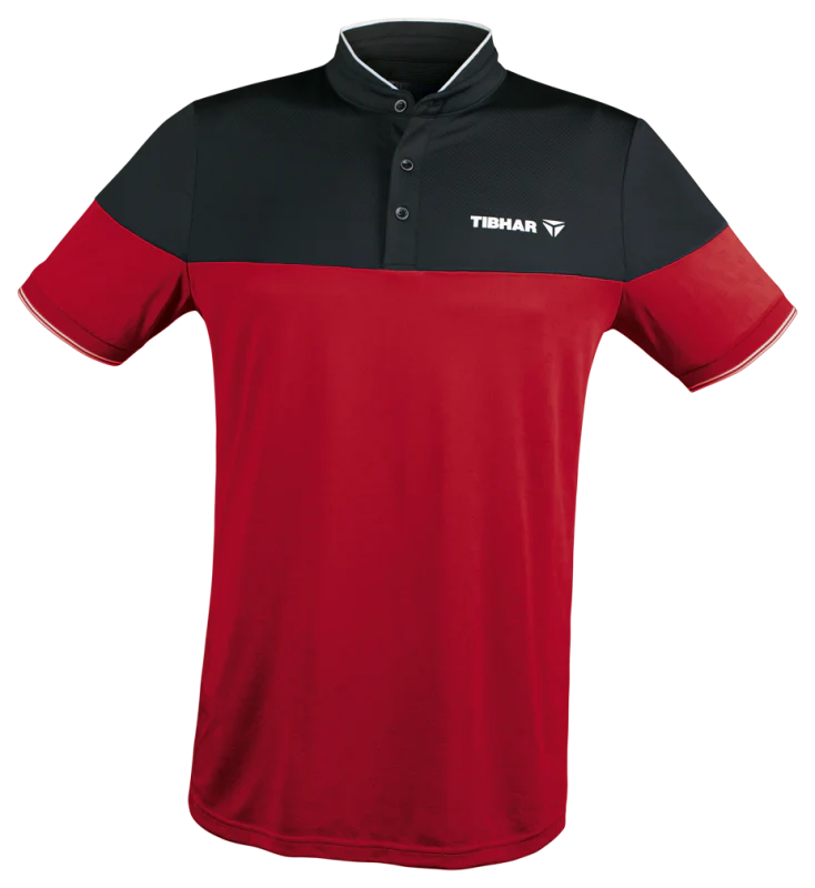 Tibhar Hemd Trend rot/schwarz