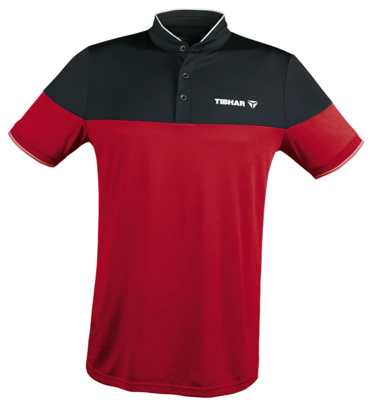 Tibhar Hemd Trend rot/schwarz